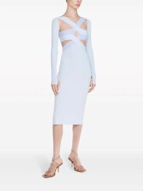 Dion Lee harness-bra cut-out Midi Dress - at Farfetch