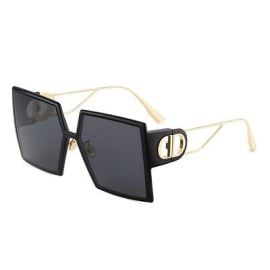 Dior 30Montaigne Sunglasses Black Gold Square Frame Sunglasses eBay at eBay