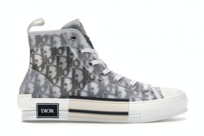 Dior B23 High Top Logo Oblique at Stockx