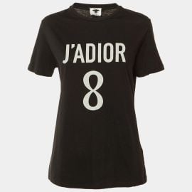 Dior Black JAdior 8 Printed Cotton Knit TShirt at eBay