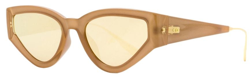 Dior Cateye Sunglasses CatStyleDior 1 S45SQ PinkGold 53mm Bluefly at Bluefly