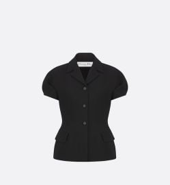 Dior Fitted Jacket with Puff Sleeves at Dior