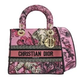 Dior Lady Dior D-Lite Toile de Jeu Voyage Dee Light M0565OEUP75E Pink 853273 eBay at eBay