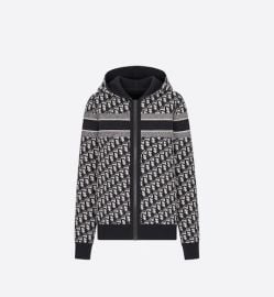 Dior Reversible Zipped Cardigan with Hood at Dior