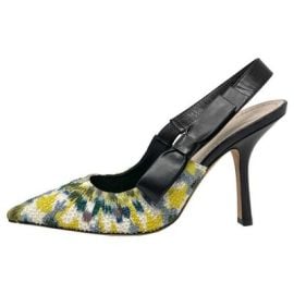 Dior Sweet D Beaded Embroidered Slingback Pumps with Leather Bow - Size 40 eBay at eBay