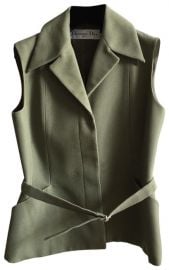 Dior vest at Tradesy