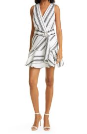 Directional Stripe Linen & Cotton Sleeveless Dress at Nordstrom Rack