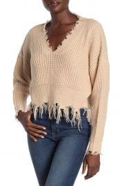 Distressed V-Neck Dolman at Nordstrom Rack