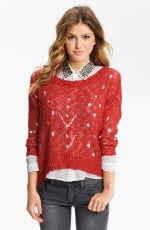 Distressed sweater by Chloe K at Nordstrom