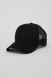 District Trucker Hat - Black Alo Yoga at Alo Yoga