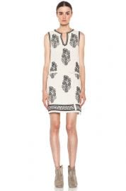 Dita Embroidered Noil Silk Dress by Isabel Marant etoile at Forward