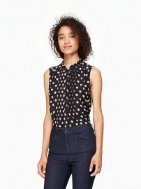 Ditzy Pleated Top at Kate Spade