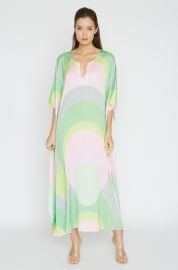 Diva Scoop Citron Long Caftan at Wrap Up by VP