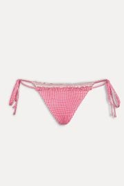 Divine Skimpy String Bikini Bottom - Ladybug Gingham at Frankies Bikinis