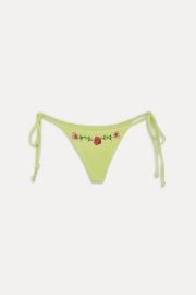 Divine Skimpy String Bikini Bottom - Lily Pad at Frankies Bikinis