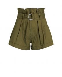 Dixon Twill Paperbag Shorts at Intermix