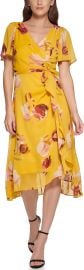 Dkny Dresses Nwt Donna Karan New York Dkny Womens Chiffon Floral Fit Flare Dress Poshmark at Poshmark