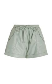 Doah Vegan Leather Mini Shorts By Jonathan Simkhai at Moda Operandi