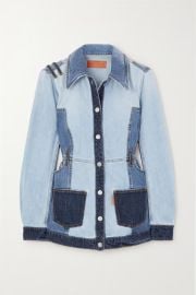 Dodo Bar Or Joplin color block denim shirt at Net a Porter