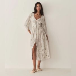 Doen Dresses Doen Minta Floral Midi Dress Painted Bouquet Nwt Size Xxs Poshmark at Poshmark