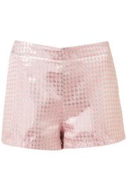 Dogtooth jacquard shorts at Topshop