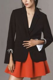 Dolan Crystal Bow Blazer at Anthropologie