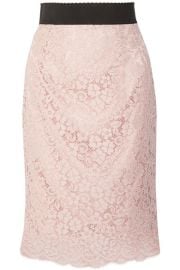 Dolce   Gabbana   Corded cotton-blend lace midi skirt at Net A Porter