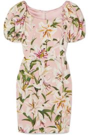 Dolce   Gabbana - Floral-print crepe mini dress at Net A Porter