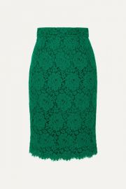 Dolce   Gabbana - Guipure lace skirt at Net A Porter