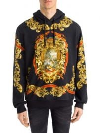 Dolce   Gabbana - Heraldic Print Hoodie at Saks Fifth Avenue