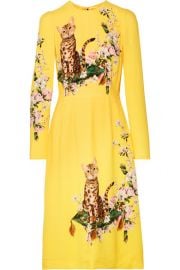 Dolce   Gabbana   Printed cady dress at Net A Porter