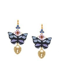 Dolce   Gabbana Butterfly Locket Earrings - Farfetch at Farfetch