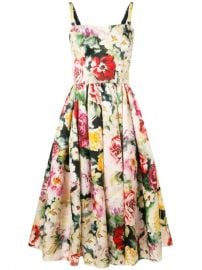 Dolce   Gabbana Floral Print Flared Dress - Farfetch at Farfetch