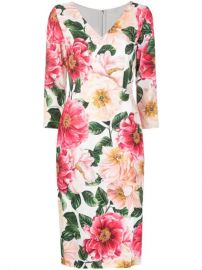 Dolce   Gabbana Floral Print Midi Dress - Farfetch at Farfetch