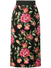 Dolce   Gabbana Floral Print Pencil Skirt  - Farfetch at Farfetch