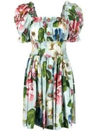 Dolce   Gabbana Floral Print Short Dress  - Farfetch at Farfetch