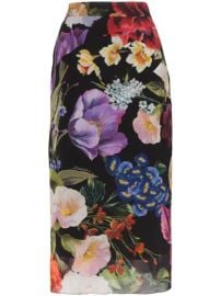 Dolce   Gabbana Floral Print stretch-silk Pencil Skirt - Farfetch at Farfetch