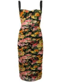 Dolce   Gabbana Floral Ruched Dress - Farfetch at Farfetch