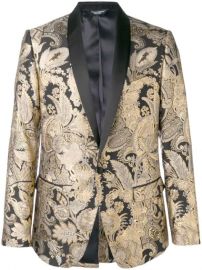 Dolce   Gabbana Jacquard Button Blazer - Farfetch at Farfetch