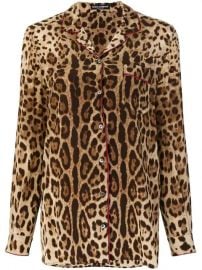 Dolce   Gabbana Leopard Print Pyjama Shirt - Farfetch at Farfetch