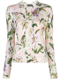 Dolce   Gabbana Lily Print Cardigan - Farfetch at Farfetch