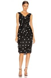 Dolce   Gabbana Polka Dots Dress in Black   FWRD at Forward