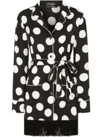 Dolce   Gabbana polka-dot Print Pajama Shirt - Farfetch at Farfetch