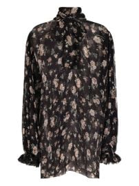 Dolce & Gabbana Floral Blouse | Black | FARFETCH at Farfetch