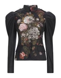 Dolce & Gabbana Floral Puff Sleeve Jacket at Yoox