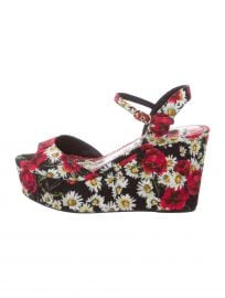 Dolce & Gabbana Poppy Platform Sandals at The Real Real