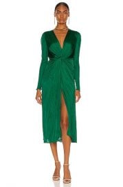 Dolce  Gabbana Long Sleeve Midi Dress in Dark Green  FWRD at Forward