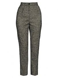 Dolce  amp  Gabbana - Straight Leg Wool-Blend Pants at Saks Fifth Avenue