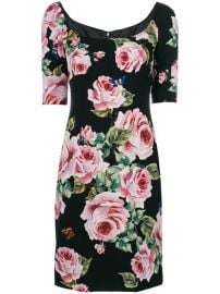 Dolce  amp  Gabbana Fitted Rose Dress  2 075 - Buy SS18 Online - Fast Global Delivery  Price at Farfetch