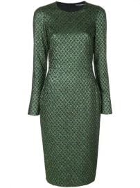 Dolce  amp  Gabbana Metallic Jacquard Dress - Farfetch at Farfetch